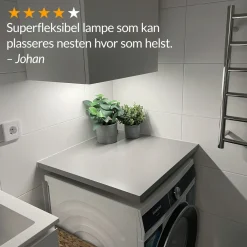 LEDVANCE Led-Lister|Oppladbar LED-list med bevegelsessensor og skumringsrele