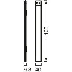 LEDVANCE Led-Lister|Oppladbar LED-list med bevegelsessensor og skumringsrele