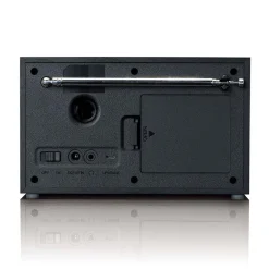 Lenco Musikkspiller Og Radio|DAR-017BK DAB+ FM-radio med Bluetooth