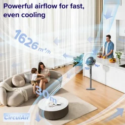 Levoit Inneklima|CirculAir Pedestal Fan gulvvifte