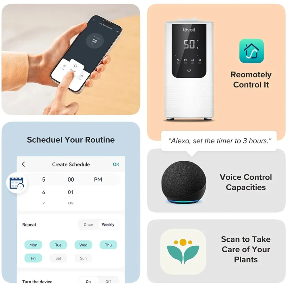 Levoit Inneklima|OasisMist 450S Smart luftfukter