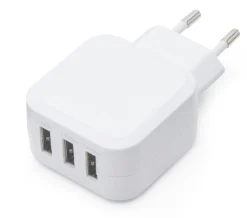 Linocell Hjemmekontor|Mobiltelefonladere|4,8 A USB-lader med tre porter