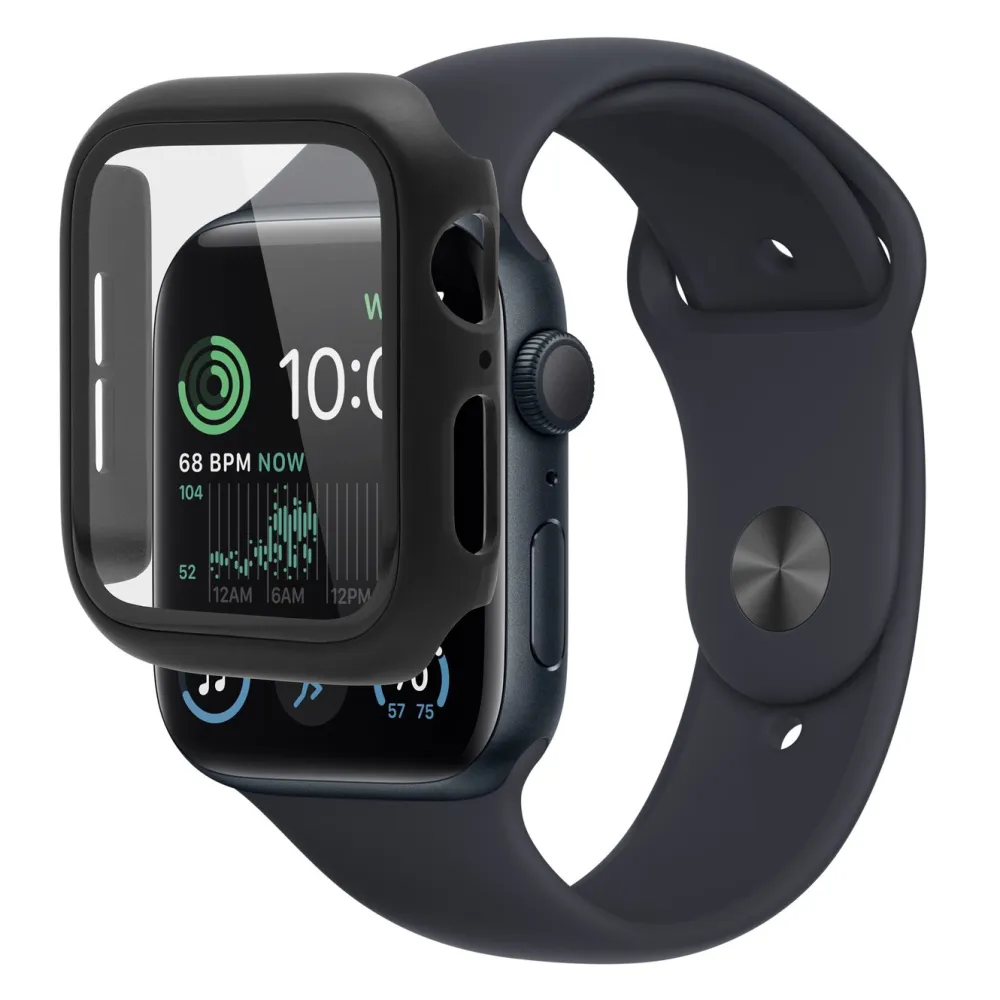 Linocell Smartklokker Og Ringer|Beskyttelse for Apple Watch med skjermbeskytter 44 mm