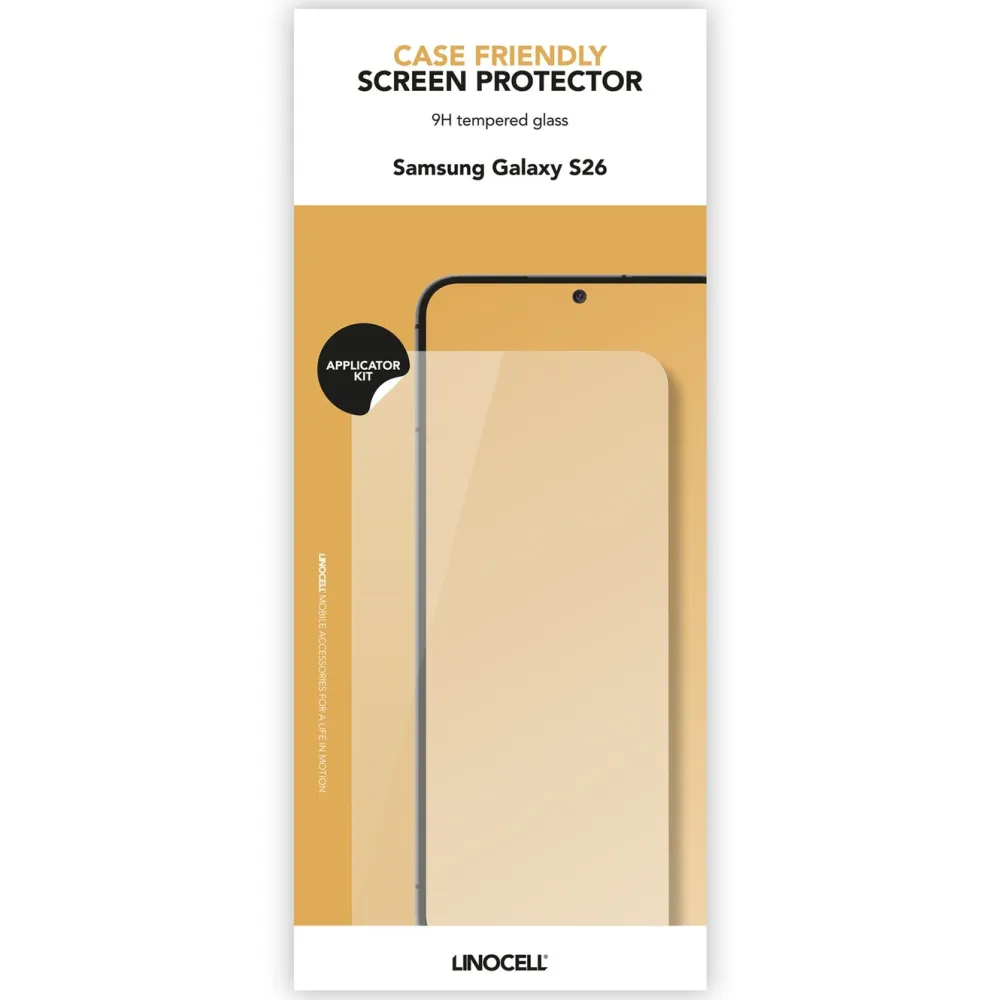 Linocell Skjermbeskytter|Case Friendly skjermbeskytter for Samsung Galaxy S26