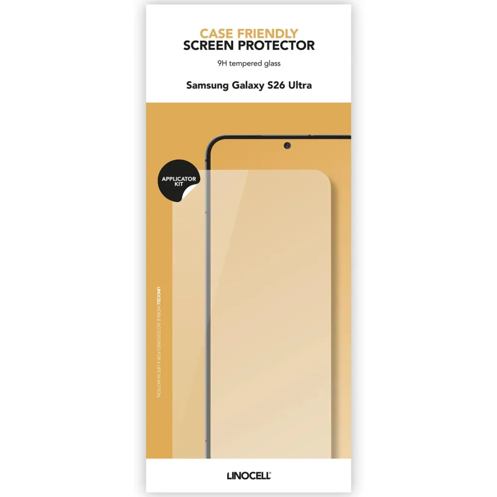 Linocell Skjermbeskytter|Case Friendly skjermbeskytter for Samsung Galaxy S26 Ultra