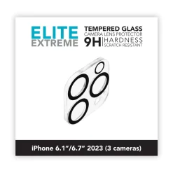 Linocell Mobildeksler & Etui|Skjermbeskytter|Elite Extreme Beskyttelse for kameramodulen på iPhone 15 Pro og 15 Pro Max