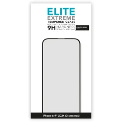 Linocell Skjermbeskytter|Elite Extreme Curved Skjermbeskytter for iPhone 16 Pro Max