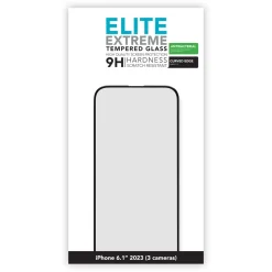 Linocell Skjermbeskytter|Elite Extreme Curved Skjermbeskytter for iPhone 15 Pro