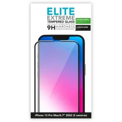 Linocell Skjermbeskytter|Elite Extreme Curved Skjermbeskytter for iPhone 13 Pro Max og 14 Plus