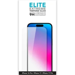 Linocell Skjermbeskytter|Elite Extreme Skjermbeskytter for iPhone 16 Pro, 17 og 17 Pro