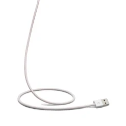 Linocell Kabler Og Adaptere|Usb-C Kabler|Flettet USB-A- til USB-C-kabel Rosa 1 m