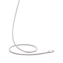 Linocell Usb|Usb-C Kabler|Flettet USB-C- til Lightning-kabel Rosa 1 m