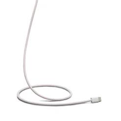 Linocell Usb|Usb-C Kabler|Flettet USB-C- til Lightning-kabel Rosa 1 m