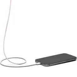 Linocell Kabler Og Adaptere|Lightning|Flettet USB-C- til Lightning-kabel Rosa 0,5 m