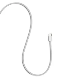 Linocell Kabler Og Adaptere|Lightning|Flettet USB-C- til USB-C-kabel 60W Hvit 2 m