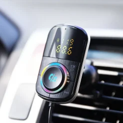 Linocell Biltilbehør|Musikkspiller Og Radio|FM-sender med Bluetooth og hurtiglading