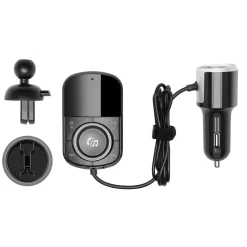 Linocell Biltilbehør|Musikkspiller Og Radio|FM-sender med Bluetooth og hurtiglading
