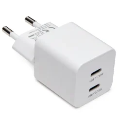Linocell Kabler Og Adaptere|Iphone-Tilbehør|GaN hurtiglader 35 W PD med 2 USB-C-porter