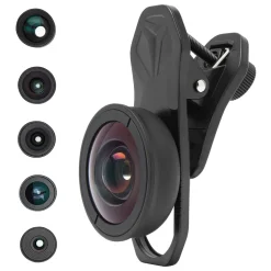 Linocell Kabler Og Adaptere|Lightning|5-i-1 Objektiv-kit for mobilkamera
