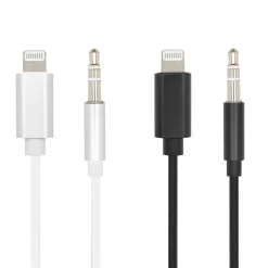 Linocell Biltilbehør|Iphone-Tilbehør|Lightning til 3,5 mm-kabel 1 m