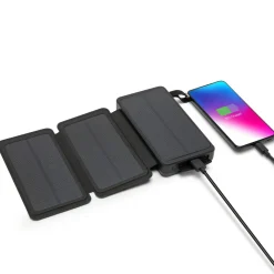 Linocell Powerbank|Mobiltelefonladere|Powerbank med solcellelading 16 000 mAh