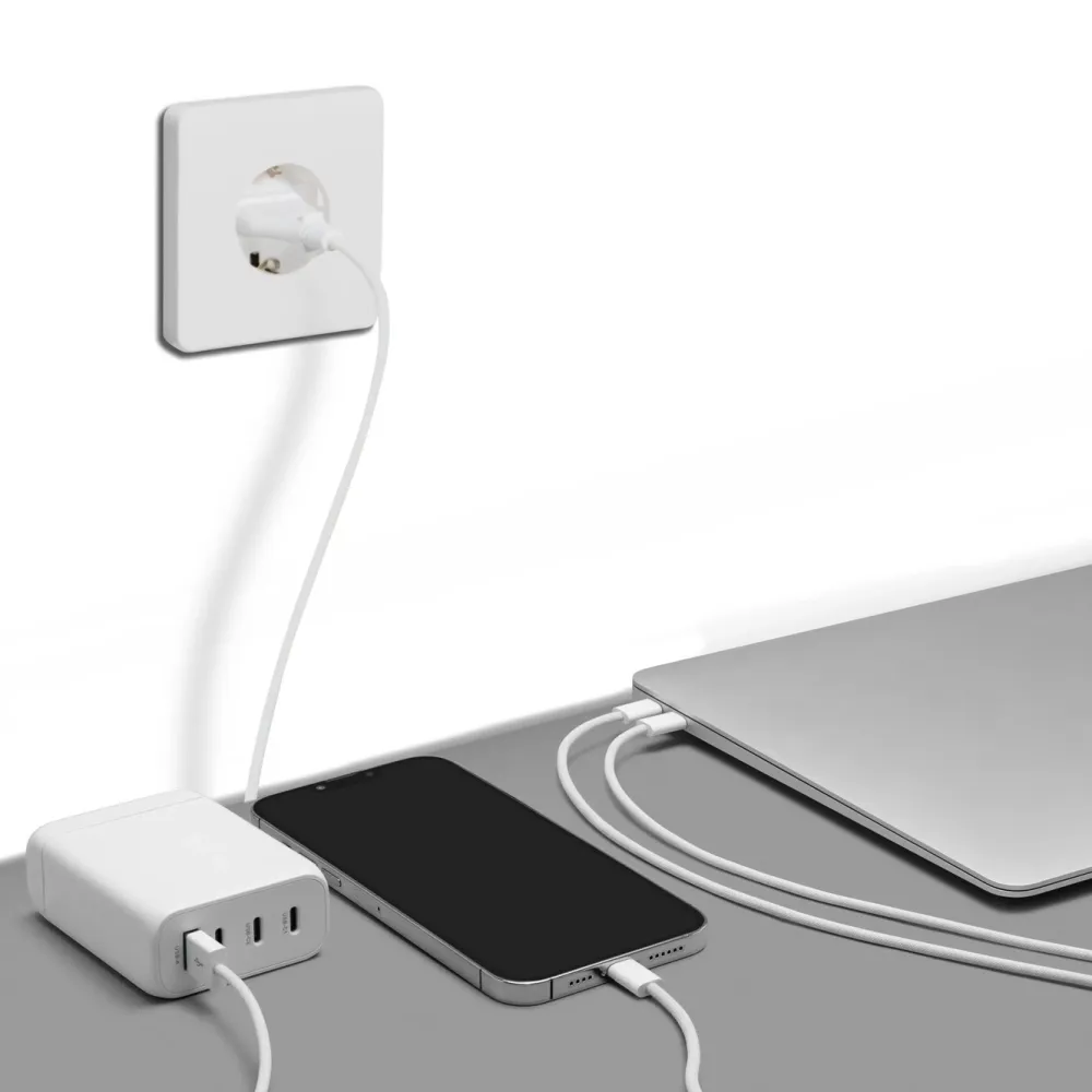 Linocell Premium Iphone-Tilbehør|Tilbehør Til Bærbar Pc|GaN Multilader 100 W PD 3.0