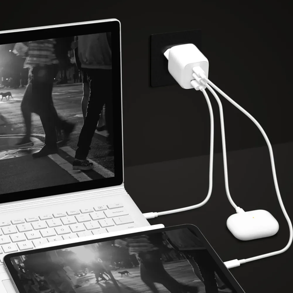 Linocell Premium Iphone-Tilbehør|Tilbehør Til Bærbar Pc|GaN USB-C lader med PD 65 W