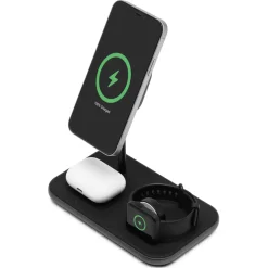 Linocell Premium Iphone-Tilbehør|Hjemmekontor|3-i-1-ladestasjon med MagSafe-kompabilitet