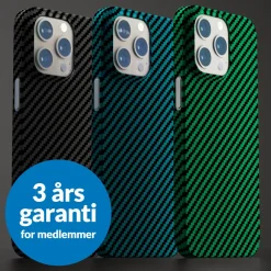 Linocell Premium Kevlar Iphone-Tilbehør|Robust deksel for iPhone 13 Pro Max