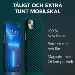 Linocell Premium Kevlar Iphone-Tilbehør|Robust deksel for iPhone 13