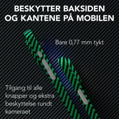 Linocell Premium Kevlar Iphone-Tilbehør|Robust deksel for iPhone 13 Pro
