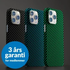 Linocell Premium Kevlar Iphone-Tilbehør|Robust deksel for iPhone 13 Pro
