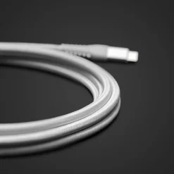 Linocell Premium Kabler Og Adaptere|Lightning|Kevlar USB-C 3.2-kabel - Hvit 3 m