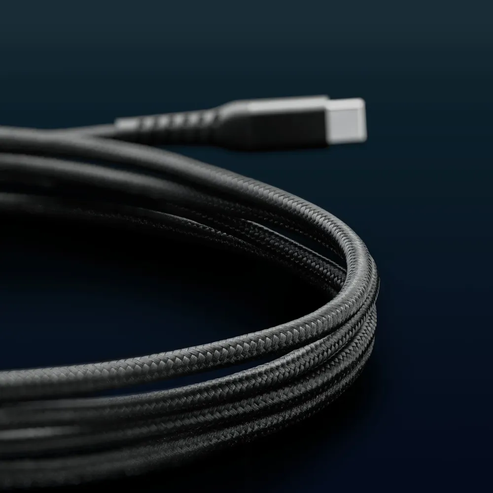 Linocell Premium Kevlar Kabler Og Adaptere|Lightning|USB-C- til Lightning-kabel Svart 0,5 m