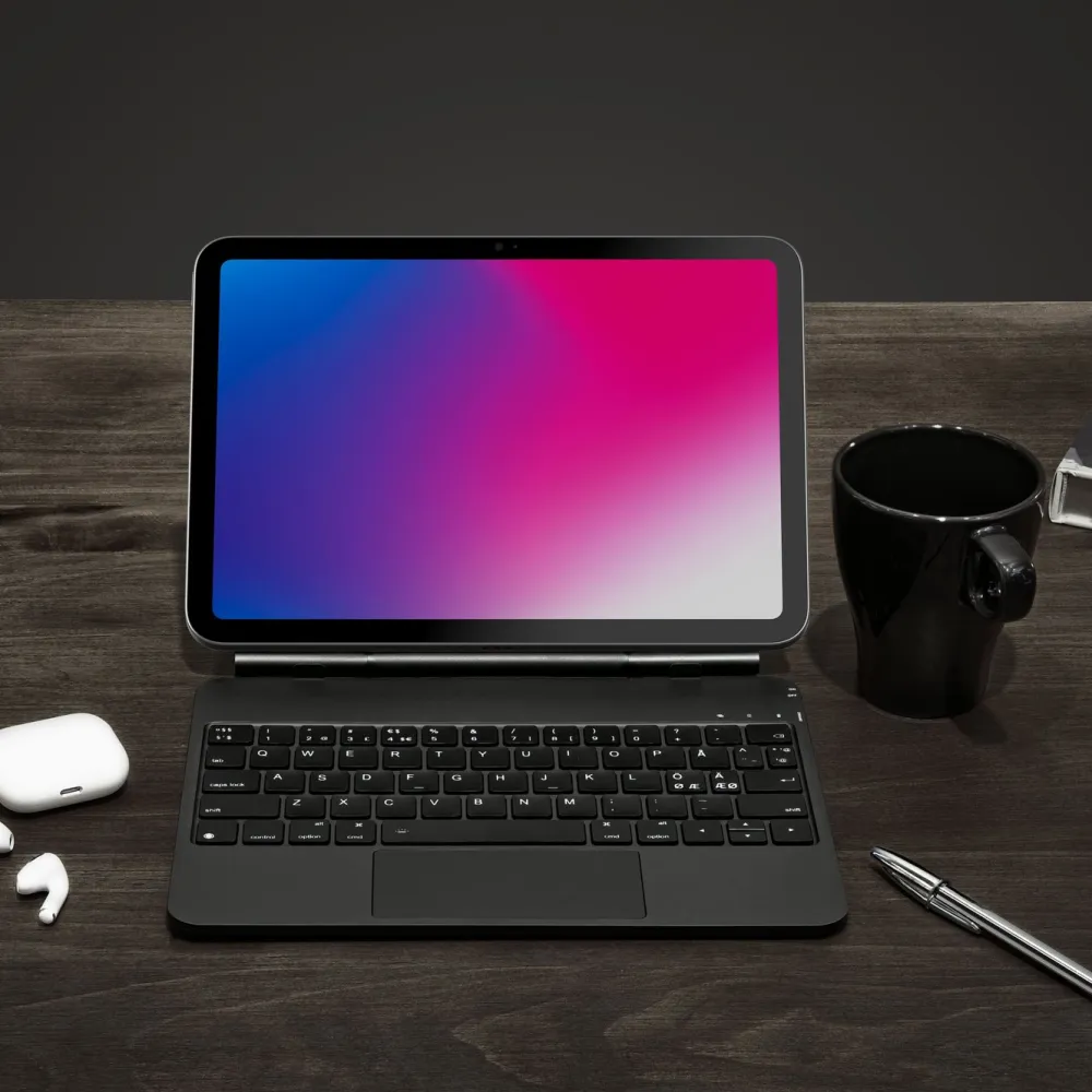 Linocell Premium Lagring|Tegnebrett|Magnetisk Tastaturetui for iPad (10. gen) og iPad (A16)