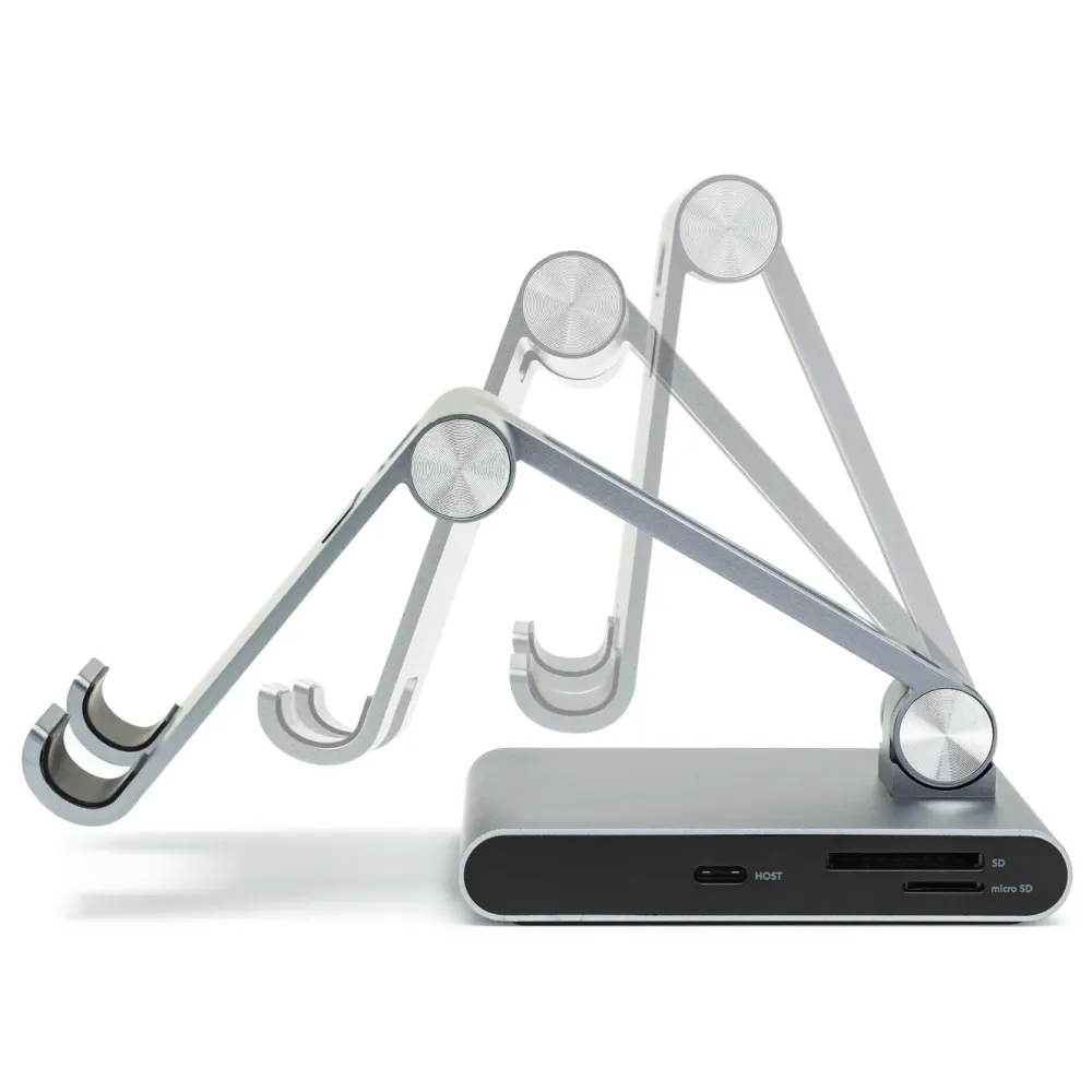 Linocell Premium Ipad Og Tilbehør|Usb|Stativ og Multi-Hub for nettbrett - 8 porter