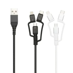 Linocell Premium Kabler Og Adaptere|Usb-A & B-Kabler|USB-A til Micro-USB, Lightning og USB-C adapter