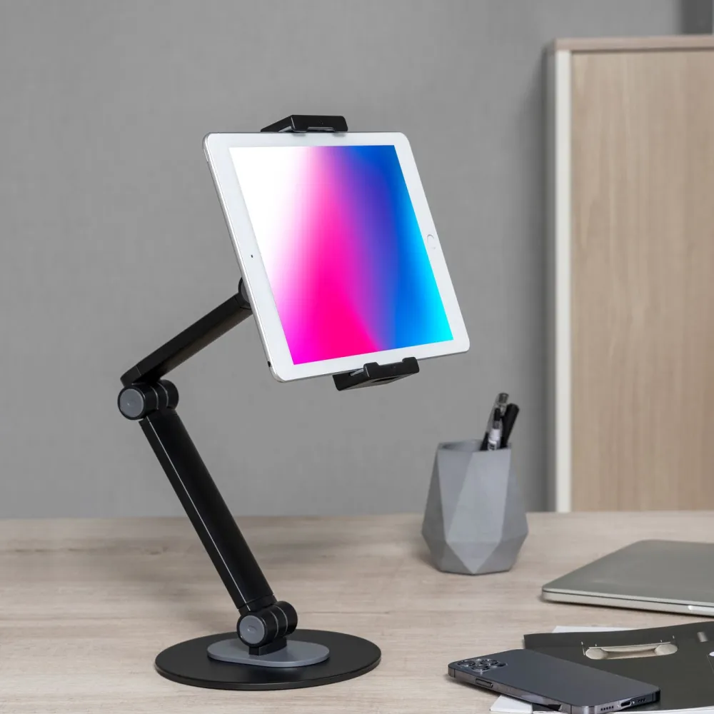 Linocell Mobiltelefonholder|Ipad Og Tilbehør|Roterbart feste for mobil og nettbrett 4,7–12,9"