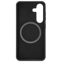 Linocell Mobildeksler & Etui|Rubber Case for Galaxy S25 Svart