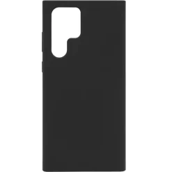 Linocell Mobildeksler & Etui|Rubber Case for Galaxy S22 Ultra Svart