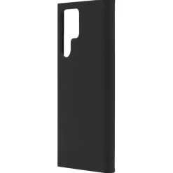 Linocell Mobildeksler & Etui|Rubber Case for Galaxy S22 Ultra Svart