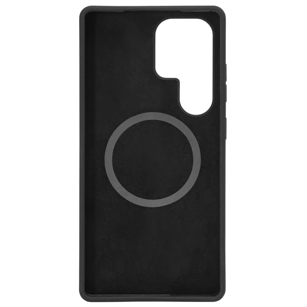 Linocell Mobildeksler & Etui|Rubber Case for Galaxy S25 Ultra Svart