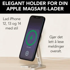 Linocell Iphone-Tilbehør|Mobiltelefonladere|Skrivebordstativ for Apple Magsafe-ladere