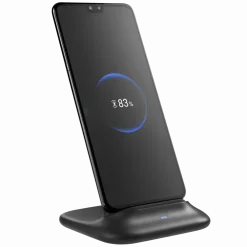 Linocell Iphone-Tilbehør|Hjemmekontor|Trådløs Qi-lader med stativ
