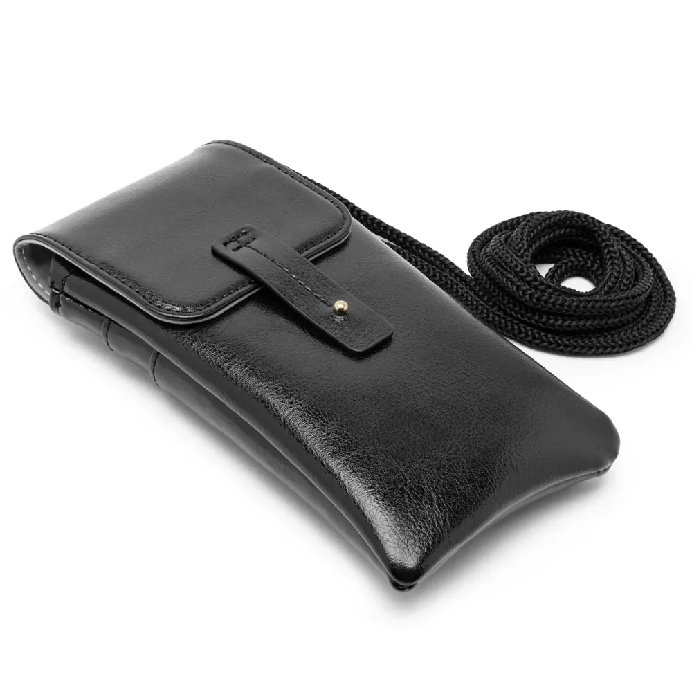 Linocell Mobildeksler & Etui|Universal mobilveske med halsreim