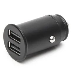 Linocell Mobiltelefonladere|USB-billader med to USB-porter 4,8 A Svart