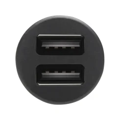 Linocell Mobiltelefonladere|USB-billader med to USB-porter 4,8 A Svart