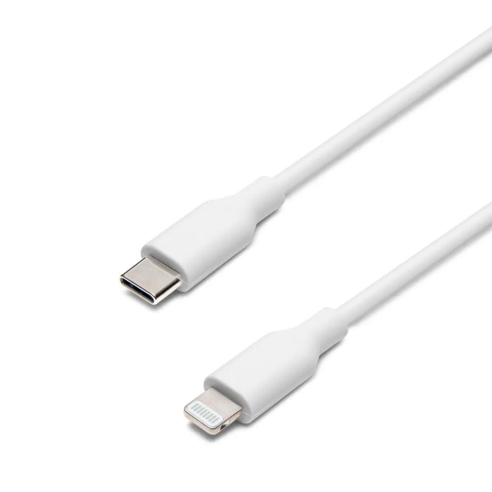 Linocell Kabler Og Adaptere|Lightning|USB-C til Lightning-kabel Hvit 1 m