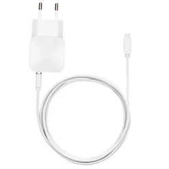 Linocell Mobiltelefonladere|USB-lader med Micro-USB-kabel 2,4 A Hvit
