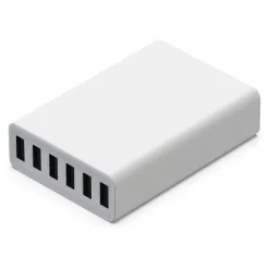 Linocell Hjemmekontor|Mobiltelefonladere|USB-ladestasjon med 6 porter
